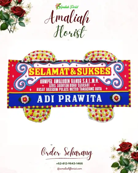 Papan Bunga Ucapan Selamat Biak Numfor